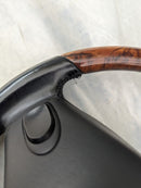 MERCEDES S-CLASS S320 W221 2006-2013 LEATHER WOOD STEERING WHEEL A2214600303