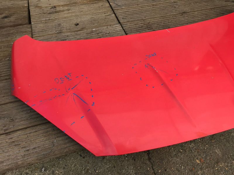 FORD COURIER MK1 2014-22 GENUINE BONNET HOOD PANEL in WHITE /RED ADGHESVE