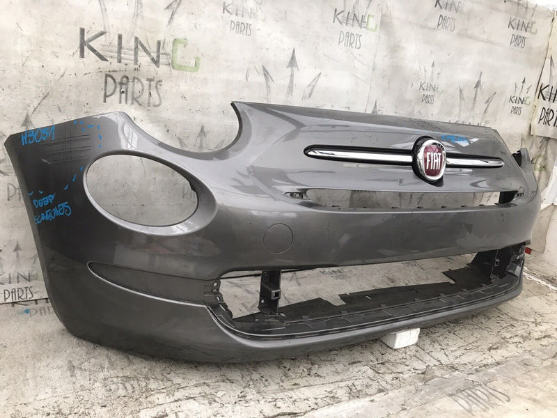 FIAT 500 LOUNGE FACELIFT 2015-23 FRONT BUMPER & TOP BADGE LOGO 735619491
