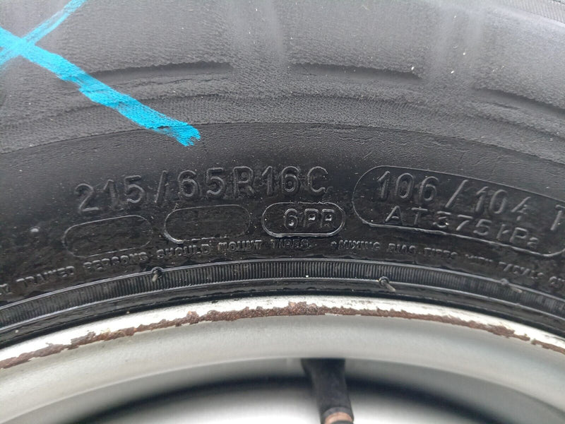 DISPATCH PROACE EXPERT STEEL WHEEL RIM 16' 7Jx16H2 ET46 & TYRE 215/65R/16C