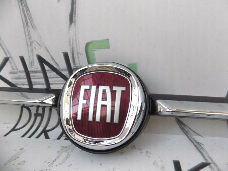 FIAT 500 POP 2015-ON FRONT BUMPER GENUINE TOP BADGE LOGO, EMBLEM 735637413