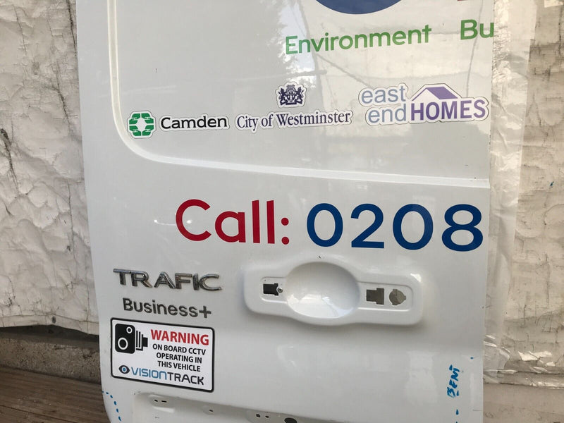 NISSAN NV300, RENAULT TRAFIC MK2 X82 2014-2023 REAR DOOR PANEL LEFT SIDE