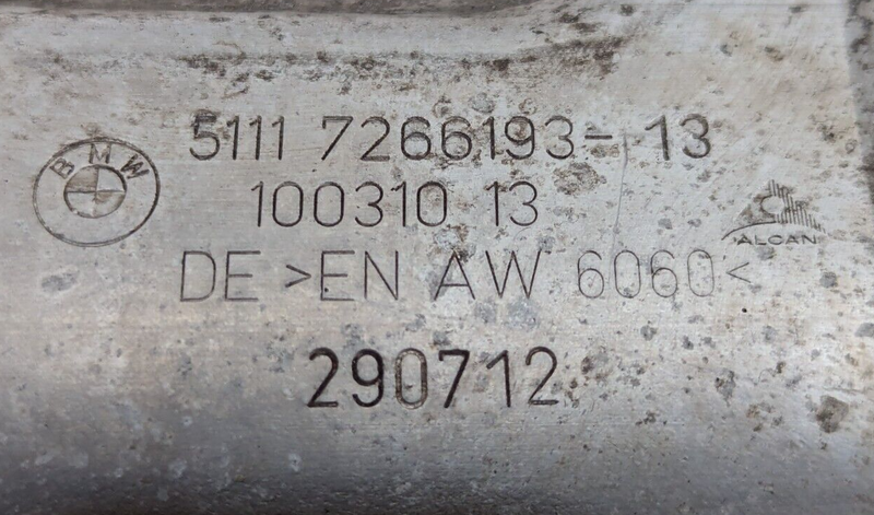 BMW 3 SERIES F30 11-19 FRONT LEFT N/S BUMPER DEFORMATION ELEMENT 7266193 GENUINE