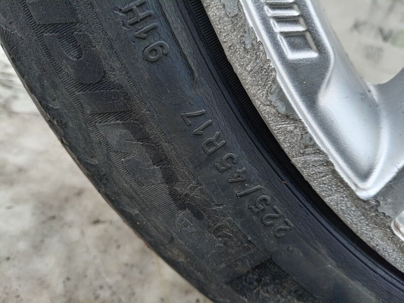 MERCEDES W204 AMG FRONT ALLOY WHEEL RIM 17" 7.5Jx17H2 ET47 & TYRE 225x45