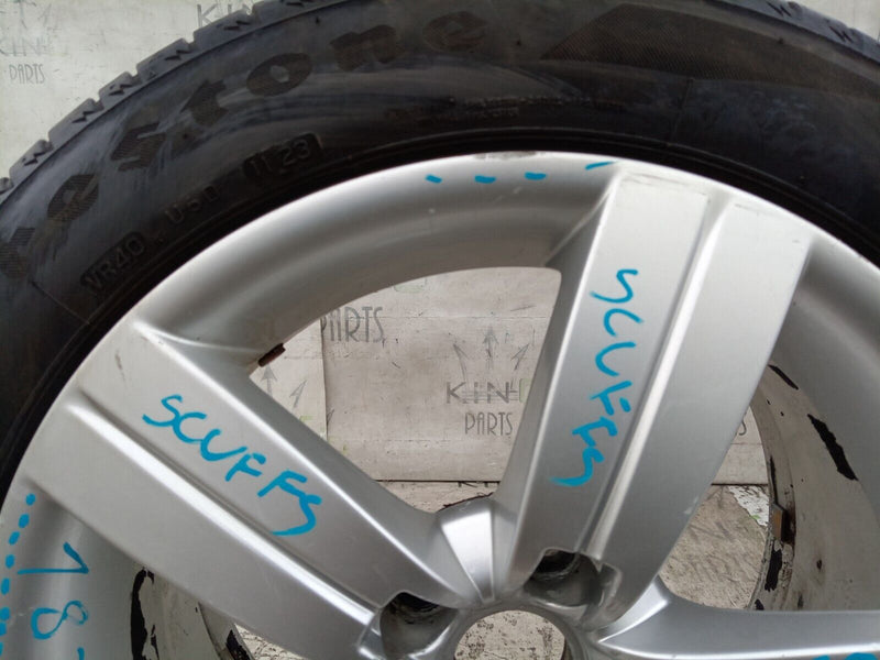 AUDI TT MK2 8J GENUINE ALLOY WHEEL RIM 17" 8Jx17H2 ET47 & TYRE 225x50 R17