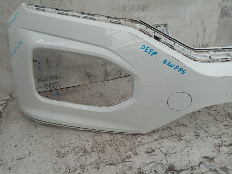 VW T-ROC 2G 2017-2018 FRONT BUMPER GENUINE in WHITE, PDC HOLES 2GA807221J
