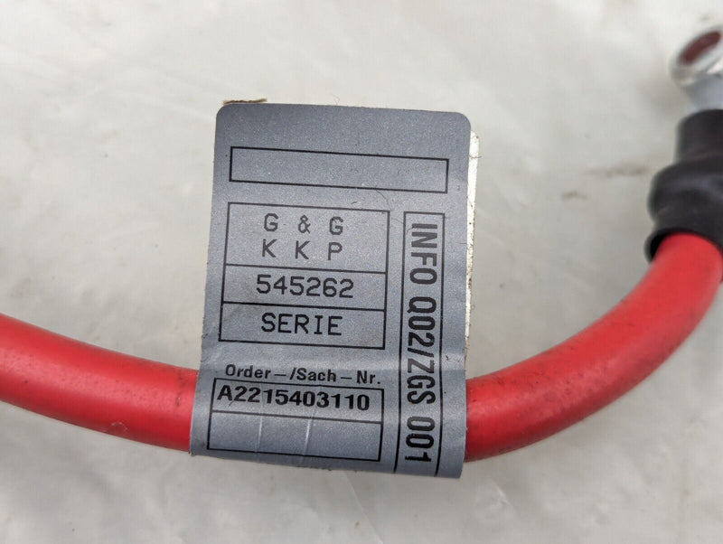 MERCEDES S-CLASS W221 06-13 BATTERY POSITIVE TERMINAL CABLE A2215403110 GENUINE