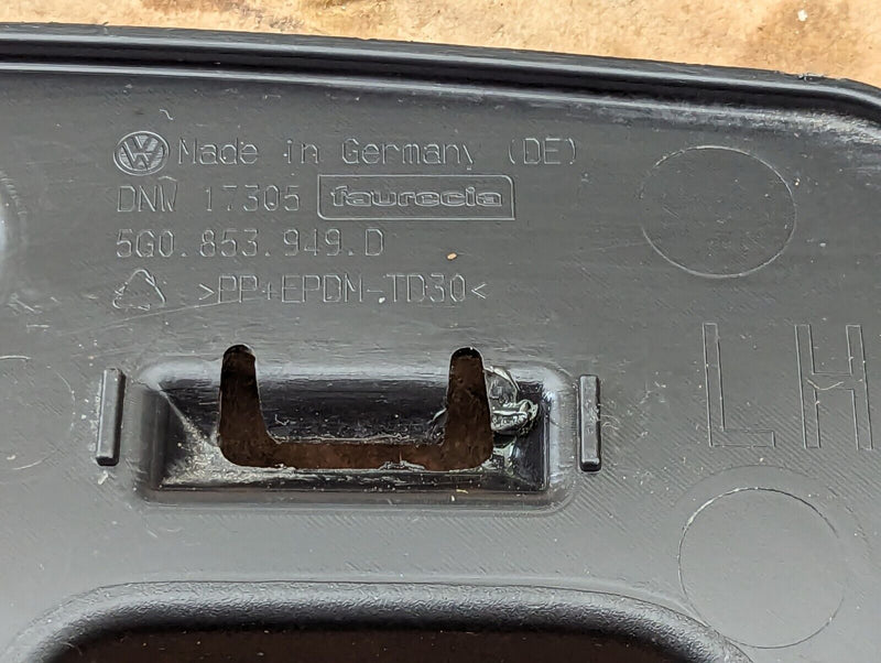 VW GOLF R MK7 12-20 LEFT N/S FRONT BUMPER GRILLE CLOSING ELEMENT 5G0853949 D
