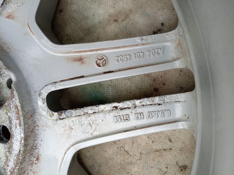 MERCEDES W204 AMG ALLOY WHEEL RIM 17" 8.5Jx17H2 ET58 & TYRE 245x40 R17