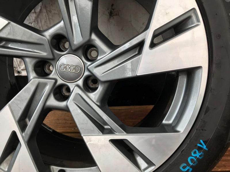 AUDI Q4 E-TRON GENUINE ALLOY WHEEL RIM 20' 9Jx20H2 ET38 & TYRE 255x50 R20