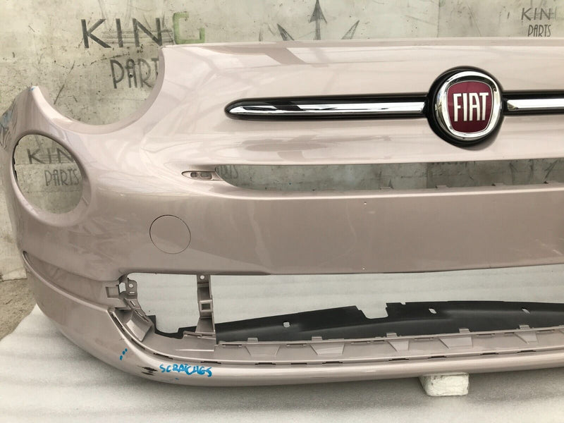FIAT 500 LOUNGE FACELIFT 2015-23 FRONT BUMPER & TOP BADGE LOGO 735619491