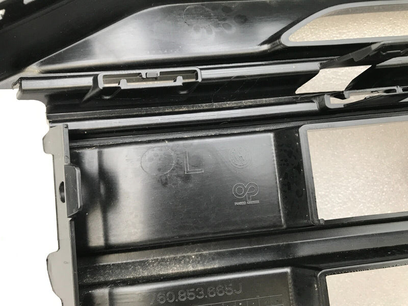 VW TOUAREG ELEGANCE 2023 FRONT BUMPER LEFT PASSENGER SIDE TRIM GRILL 760853665J
