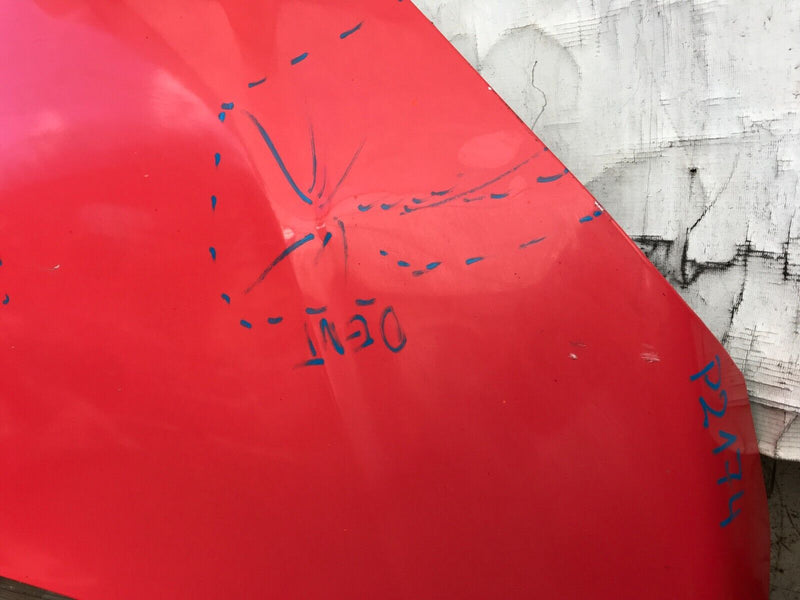 FORD COURIER MK1 2014-22 GENUINE BONNET HOOD PANEL in WHITE /RED ADGHESVE