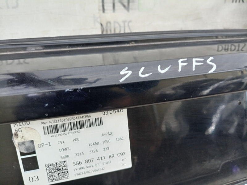 VW GOLF MK7 FACELIFT LCI 2017-2018 HATCHBACK REAR BUMPER GENUINE PDC