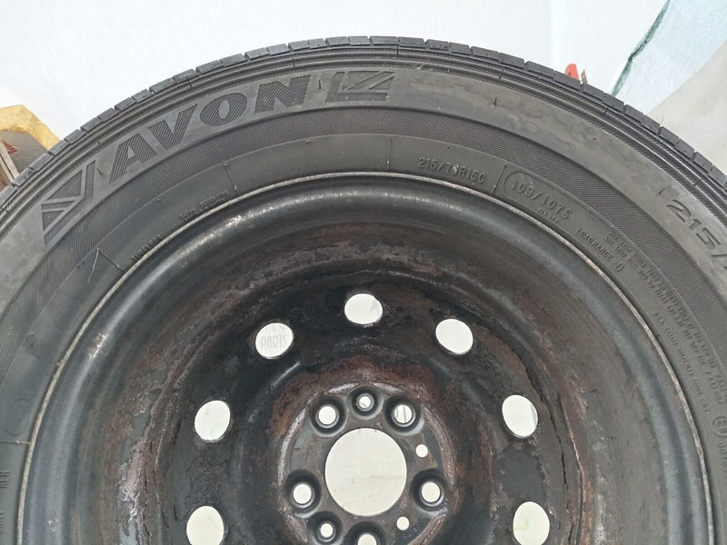 FIAT DUCATO RENAULT BOXER RELAY STEEL WHEEL 15" ET68 + TYRE 215x70x15C