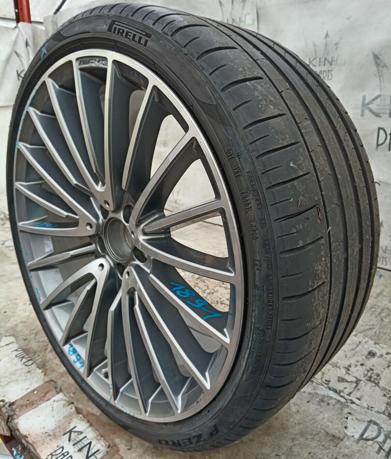 MERCEDES S W221 AMG REAR ALLOY WHEEL RIM 21" 10Jx21H2 ET48 TYRE 285x30