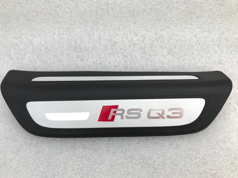 AUDI RS Q3 8U 11-18 REAR DOOR LEFT SIDE STEP PLATE SILL TRIM COVER 8U0.853.375D