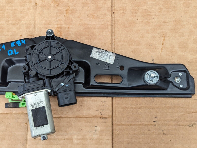 BMW X1 E84 2009-15 REAR LEFT WINDOW REGULATOR & MOTOR 2990297 GENUINE