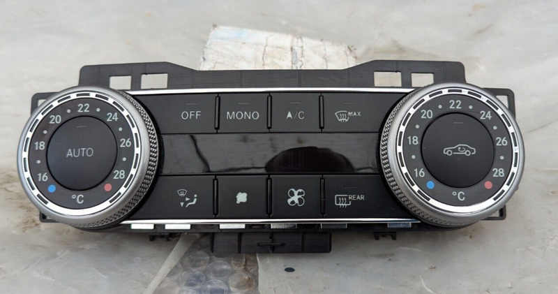 MERCEDES-BENZ C-CLASS W204 07-11 HEATER CLIMATE CONTROL SWITCH PANEL A2048304190