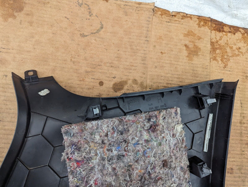 VW GOLF R GTI MK7 2012-2020 REAR RIGHT O/S  C PILLAR TRIM COVER 5G4867288D