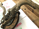 MERCEDES W221 S320 LEFT SIDE FRONT LEG, WHEEL BEARING, BRAKE CALIPER, WISHBONE