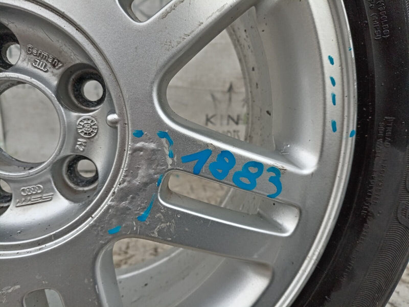 AUDI A3 8L GENUINE ALLOY WHEEL RIM 16" 7Jx16H2 ET44.5 &TYRE 205x55 R16