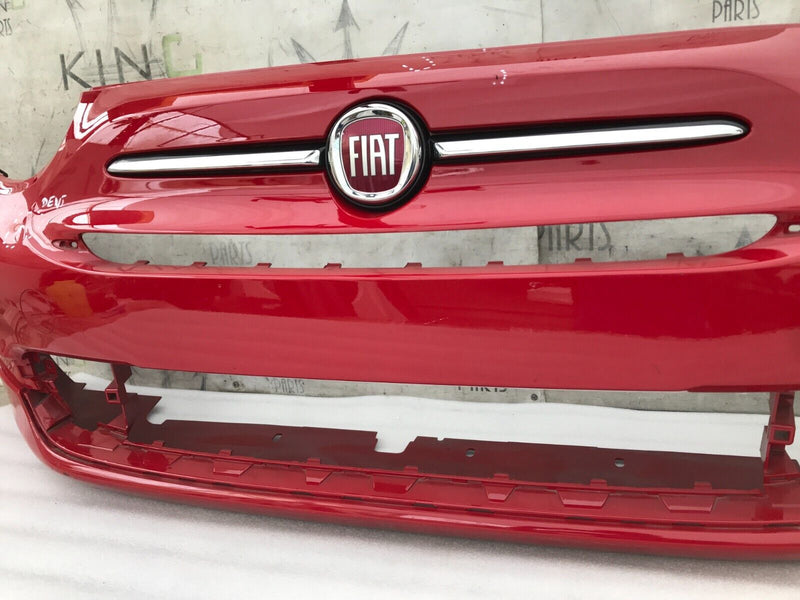 FIAT 500 LOUNGE FACELIFT 2015-23 FRONT BUMPER & TOP BADGE LOGO 735619491