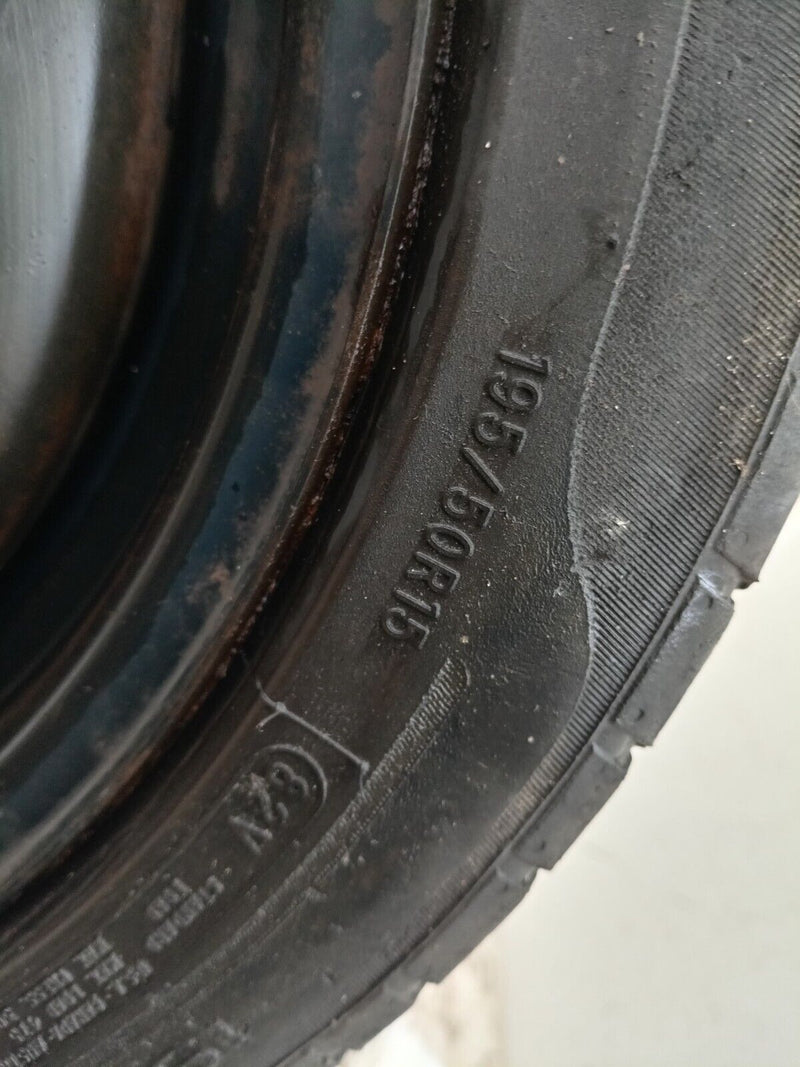FORD FIESTA MK6 FOCUS STEEL WHEEL RIM 15" 6Jx15H2 ET52.5 & TYRE 195/50/R15