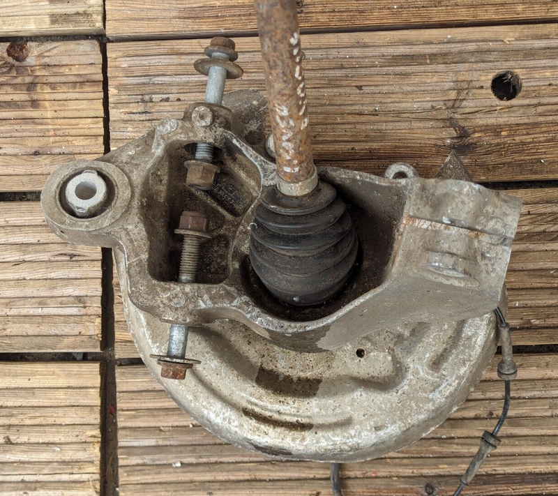 RANGE ROVER EVOQUE L538 11-15 REAR LEFT N/S DRIVESHAFT & KNUCKLE BRAKE DISC