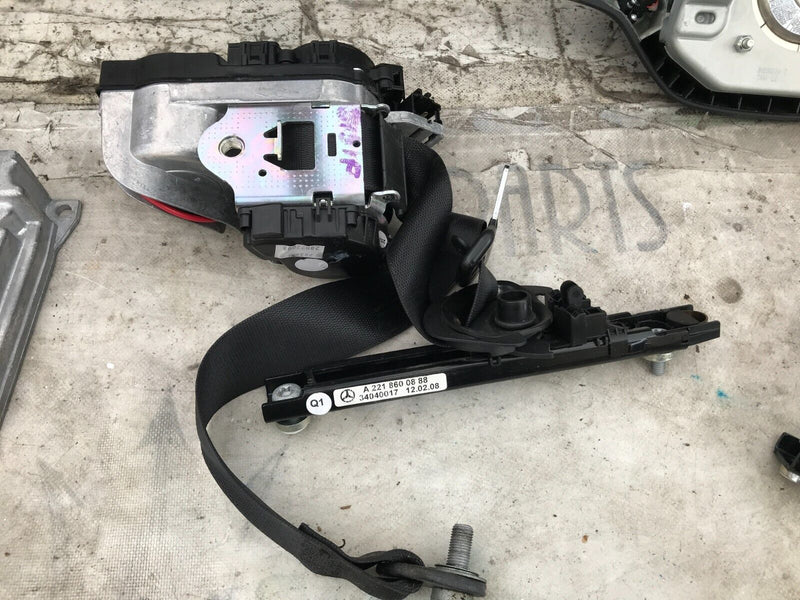 MERCEDES S-CLASS W221 2006-13 COMPLETE DASHBOARD SET & 4x AIRBAG & SEATBELTS