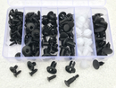 100PCS CAR BUMPER CLAMP CLIPS PLASTIC FASTENER PUSH SET KIT MIXED, TRIM FENDER