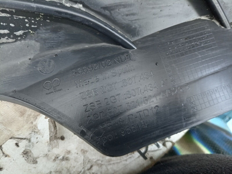 VW TAIGO 2020-ON REAR BUMPER 6x PDC HOLES GENUINE 2G7807434