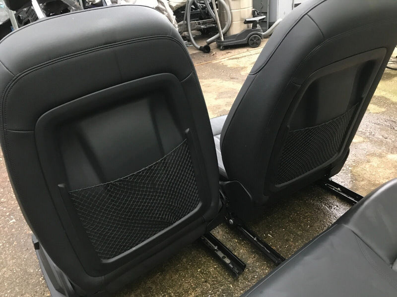 AUDI E-TRON ETRON BLACK LEATHER COMPLETE SEATS SET FRONT AND REAR SEAT