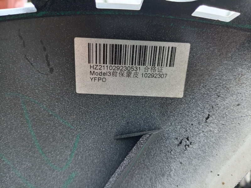 TESLA MODEL 3 2020-ON FRONT BUMPER GENUINE PDC 1519965-00