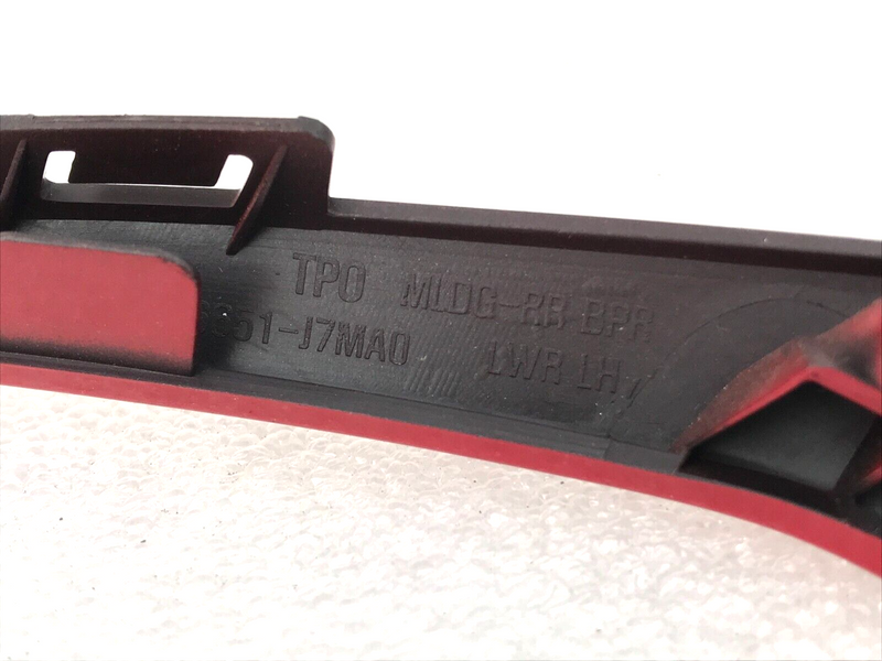 KIA CEED CD GT MK3 LCI 21-24 LEFT SIDE REAR BUMPER DIFFUSER TRIM MOULDING in RED