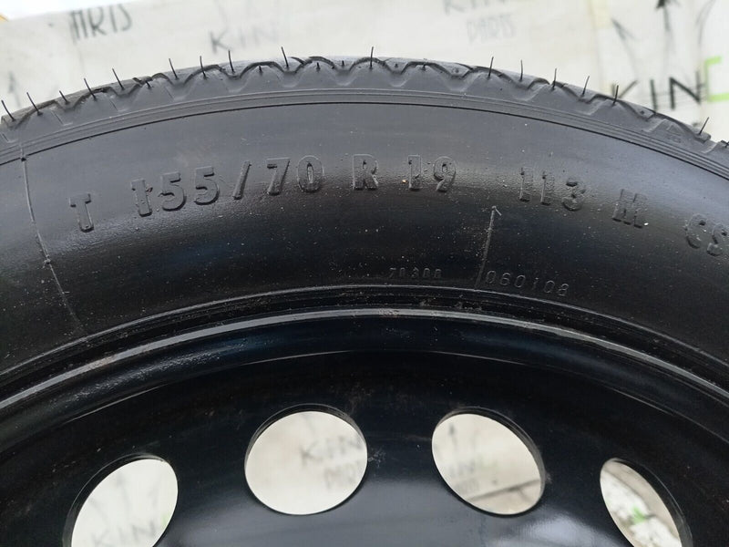 MERCEDES S CLS W221 SPARE WHEEL STEEL 19" 4.50Bx19H2 ET35 TYRE 155/70/R19