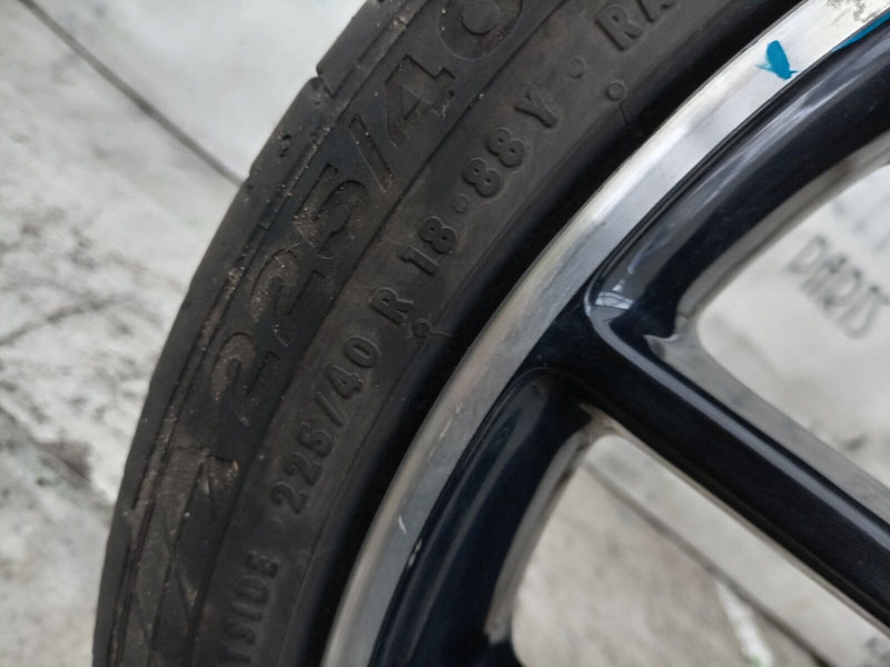 MERCEDES A W176 AMG GENUINE ALLOY WHEEL RIM 18" 7.5J ET52 TYRE 225/40 R18