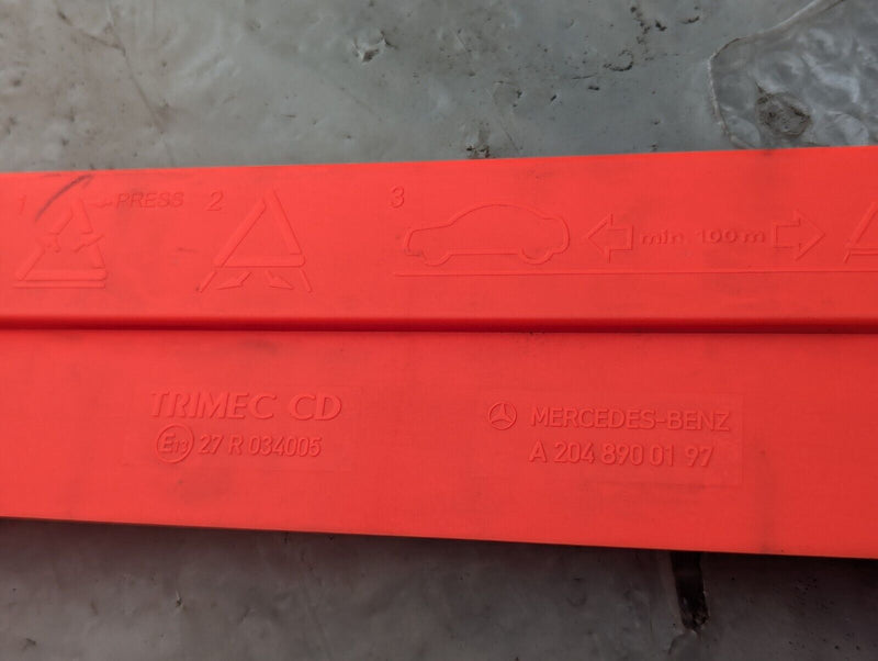 MERCEDES-BENZ C-CLASS W204 07-11 HAZARD WARNING TRIANGLE A2048900197 GENUINE