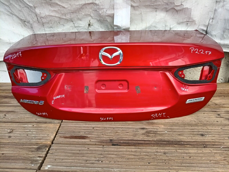 MAZDA 6 MK3 (GJ) 2013-20 GENUINE TAILGATE BOOT LID PANEL in RED