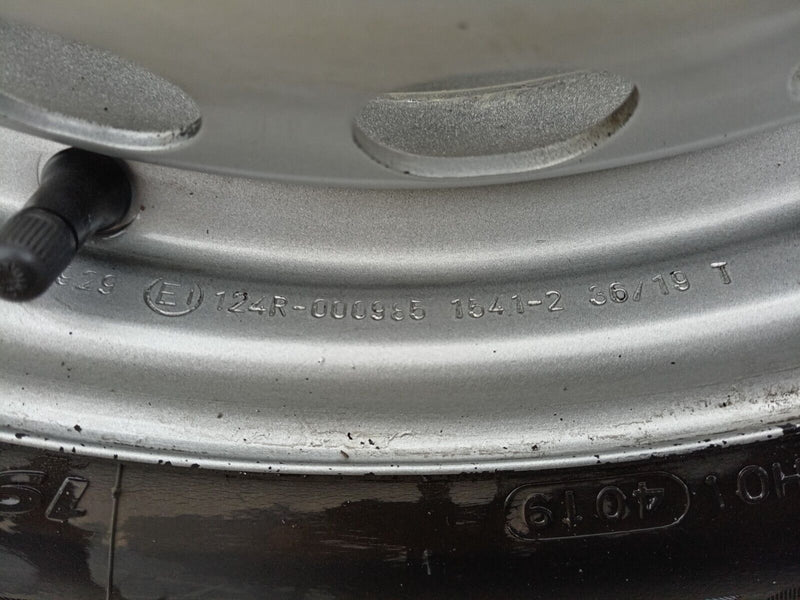 VW CADDY 2K GENUINE STEEL WHEEL 15" 6Jx15H2 ET47 TYRE 195/65/R15 2K0601027