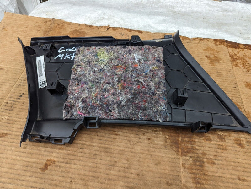 VW GOLF R GTI MK7 2012-2020 REAR LEFT N/S  C PILLAR TRIM COVER 5G4867287D