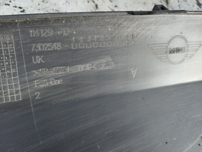 MINI COOPER ONE F56 2014-2018 REAR BUMPER LOWER DIFFUSER GENUINE 7302548
