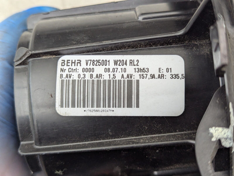 MERCEDES C-CLASS W204 07-11 HEATER BLOWER MOTOR FAN V7825001 GENUINE
