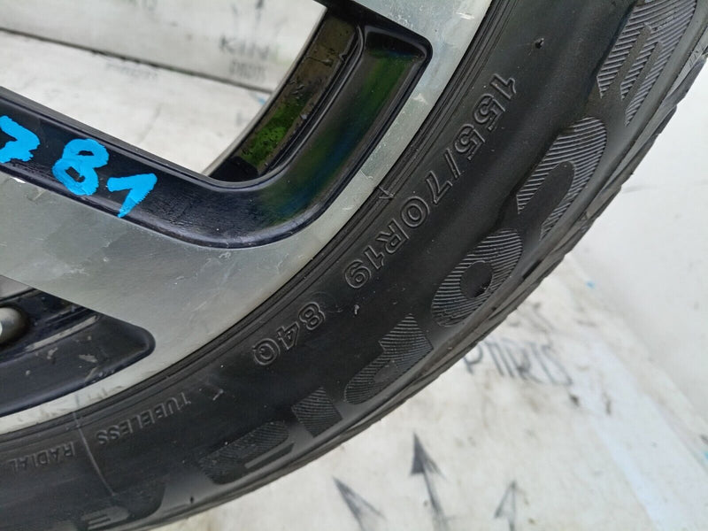 BMW i3 GENUINE ALLOY WHEEL RIM 19" 5JxET43 R19 & TYRE 155/70/R19