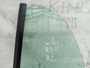 MINI COOPER R52 2000-05 WINDOW GLASS REAR DOOR LEFT PASSENGER SIDE DOT32 M44 AS2