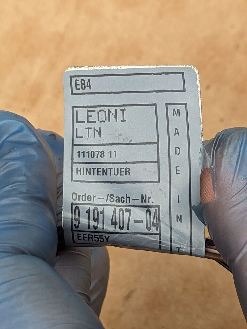 BMW X1 E84  09-15 REAR PASSENGER LEFT SIDE DOOR WIRING LOOM HARNESS 6925548