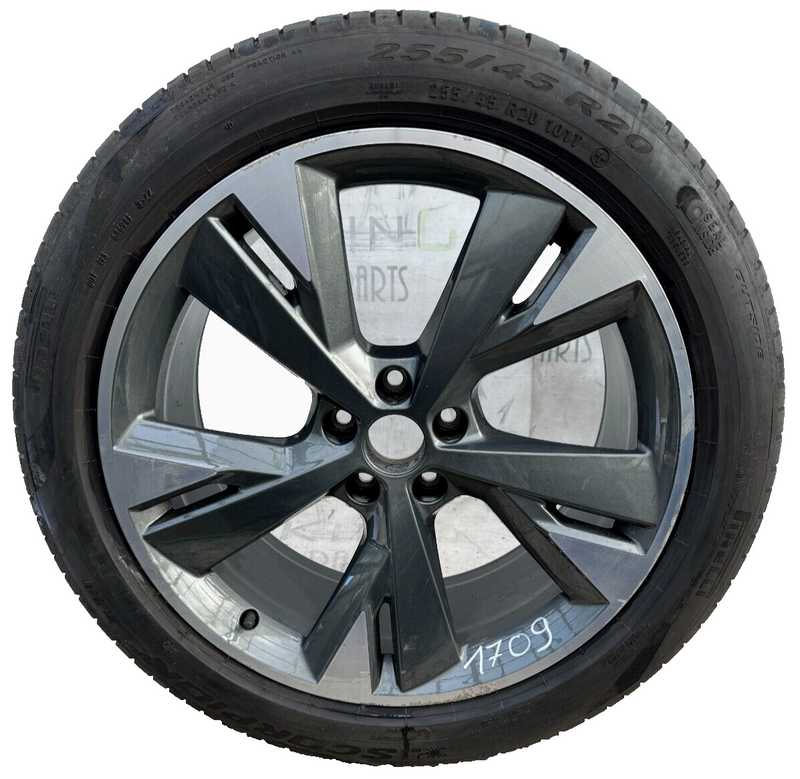 AUDI Q4 E-TRON ALLOY WHEEL RIM 20' 9Jx20H2 ET42 & TYRE 255x45 R20