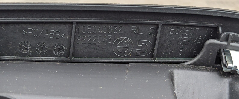 BMW 3 SERIES F30 2011-2019 CENTRAL CONSOLE ARMREST 105015903 GENUINE