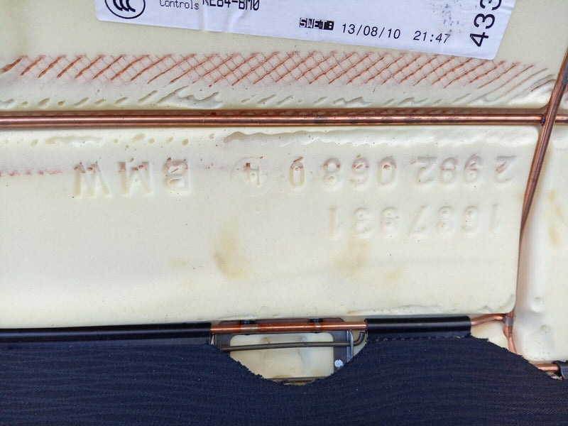 BMW X1 E84 2009-15 GENUINE REAR SEAT SECOND ROW in BLACK / GREY