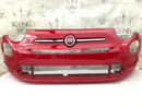 FIAT 500 LOUNGE FACELIFT 2015-23 FRONT BUMPER & TOP BADGE LOGO 735619491